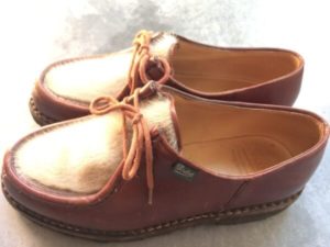 Paraboot ミカエル　アザラシ　モカシン ブラウン レザー・ファー Paraboot ミカエル アザラシ モカシン ブラウン レザー・ファー ファー
